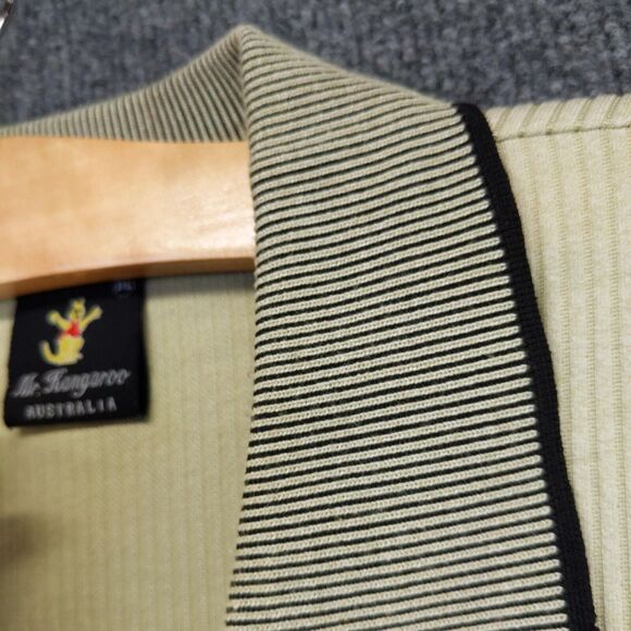 Mr. Kangaroo Men's Melbourne Australia Polo Shirt Green 3XL Short Sleeve - Picture 4 of 14